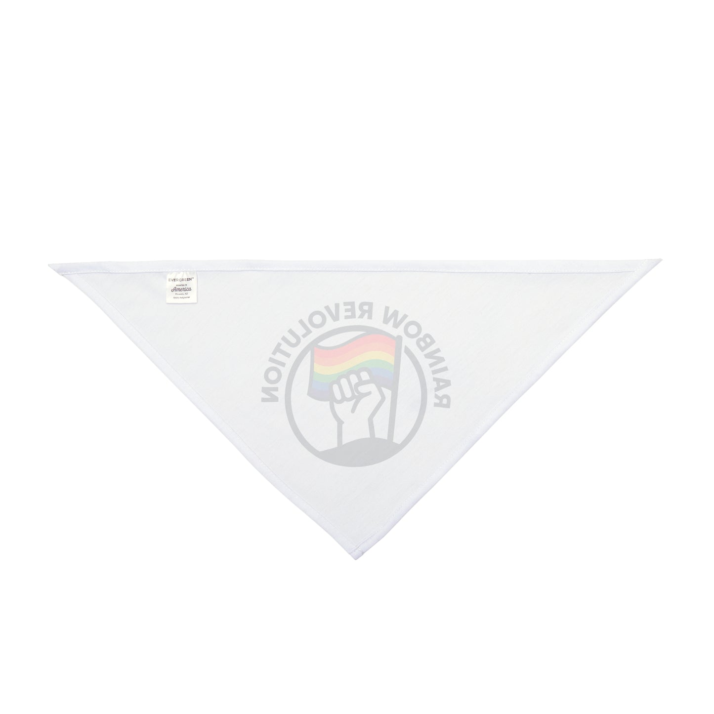 Pride Pet Bandana, Rainbow Revolution Dog Scarf, LGBTQ+ Accessories for Pets, Dog Fashion, Holiday Pet Wear