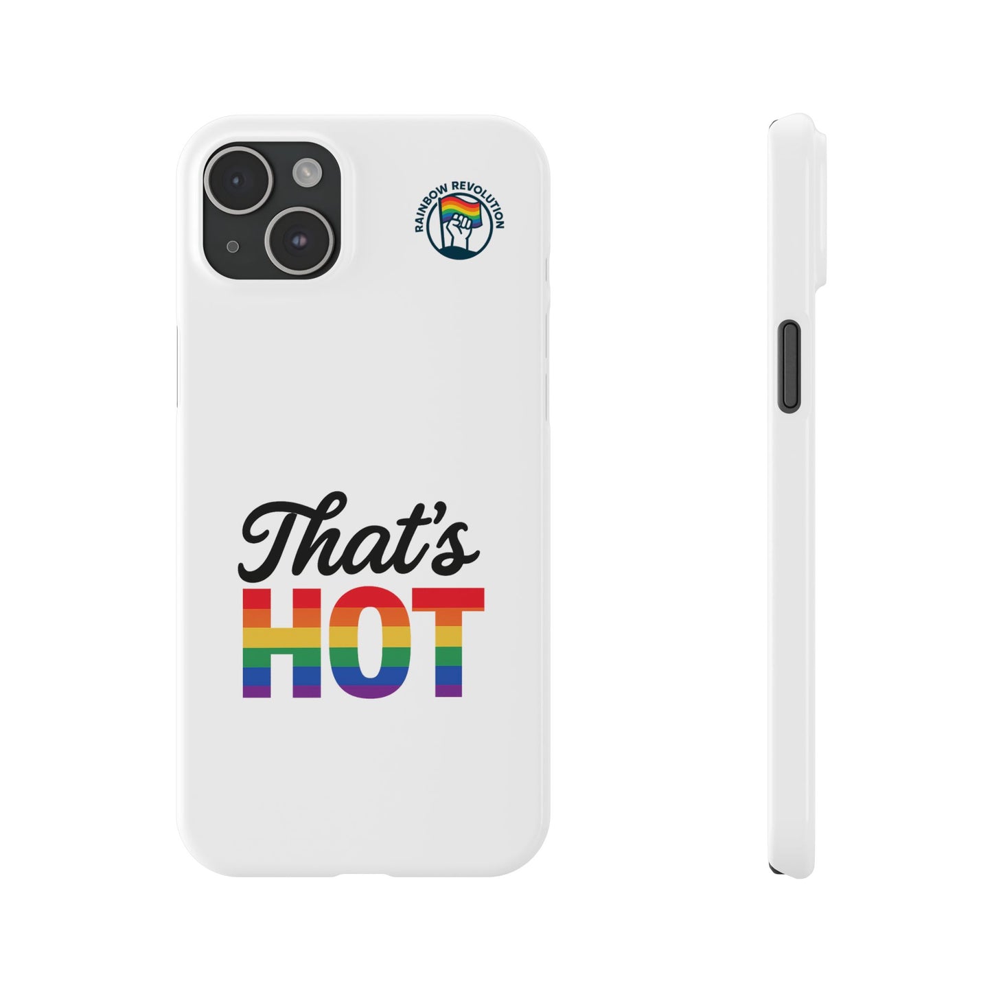 Rainbow Pride Slim Phone Cases | LGBTQ+ Accessories, Gifts for Friends, Trendy Phone Cover, Summer Vibes