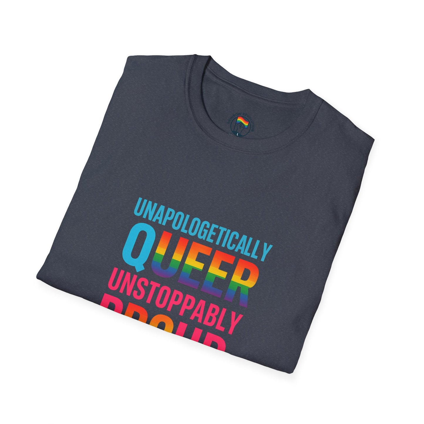 Unisex Pride T-Shirt - Unapologetically Queer Unstoppably Proud, LGBTQ+ Apparel, LGBTQ Pride Shirt, Gay Pride Tee, Rainbow Shirt, Gift [...]