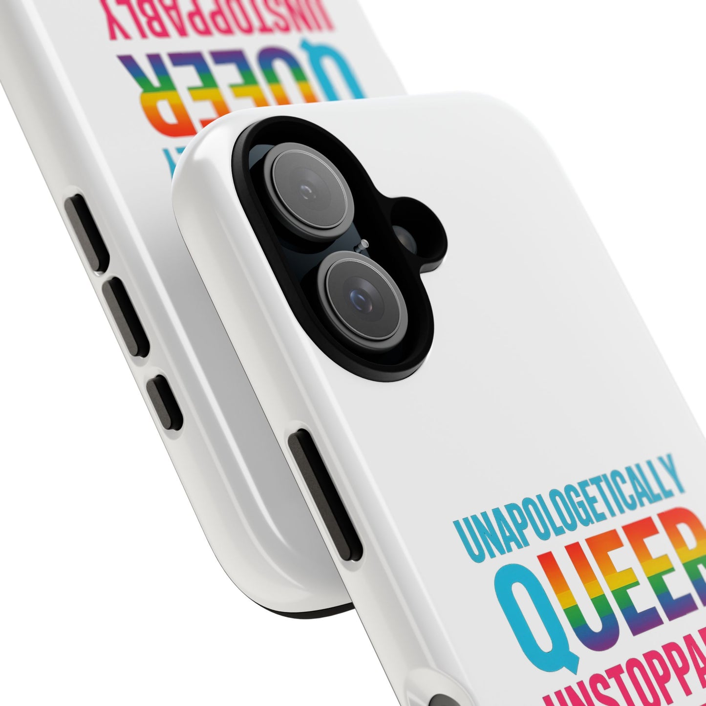 Pride Phone Case - Unapologetically Queer, LGBTQ+ Accessory, Colorful Phone Cover, Rainbow Gift, Queer Pride