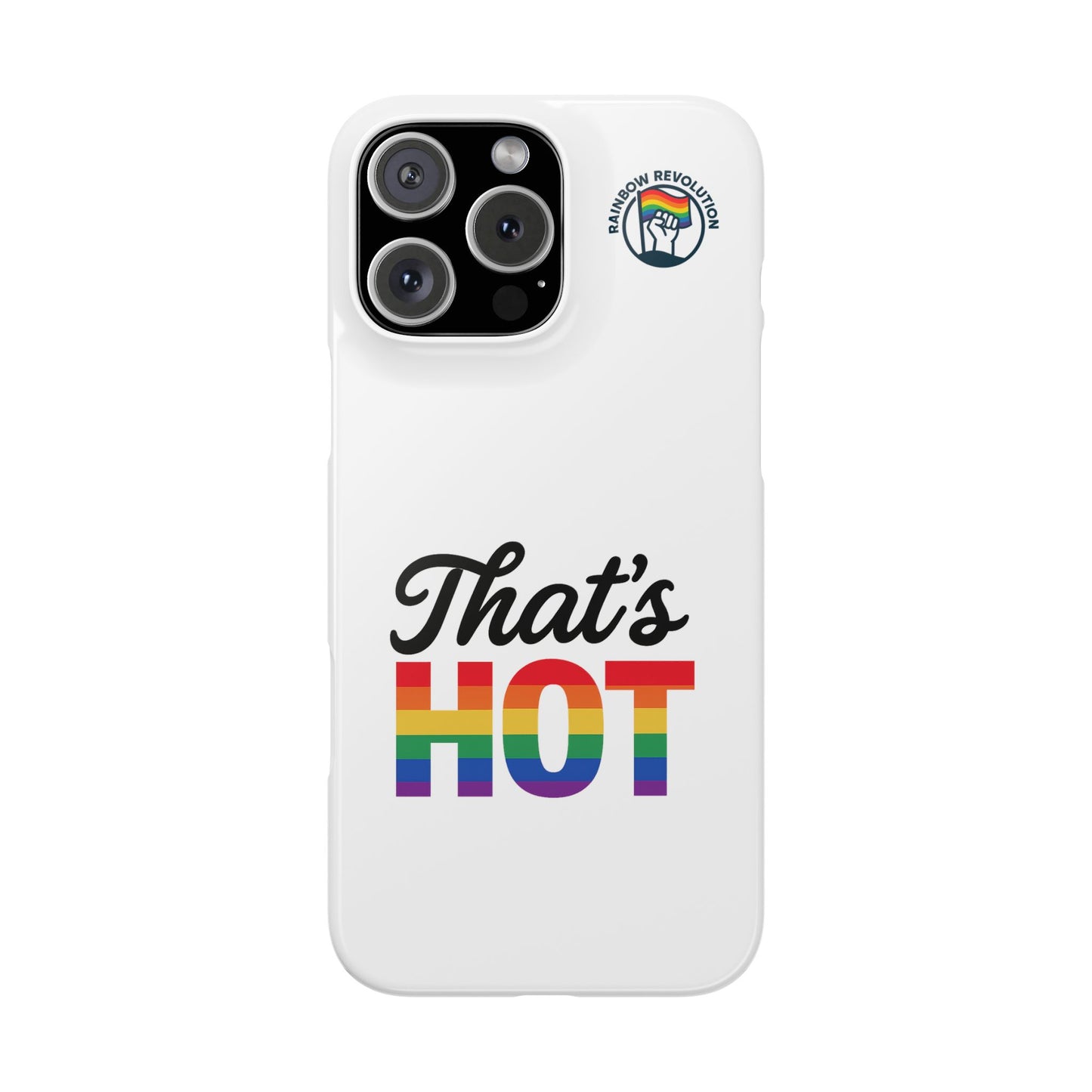 Rainbow Pride Slim Phone Cases | LGBTQ+ Accessories, Gifts for Friends, Trendy Phone Cover, Summer Vibes