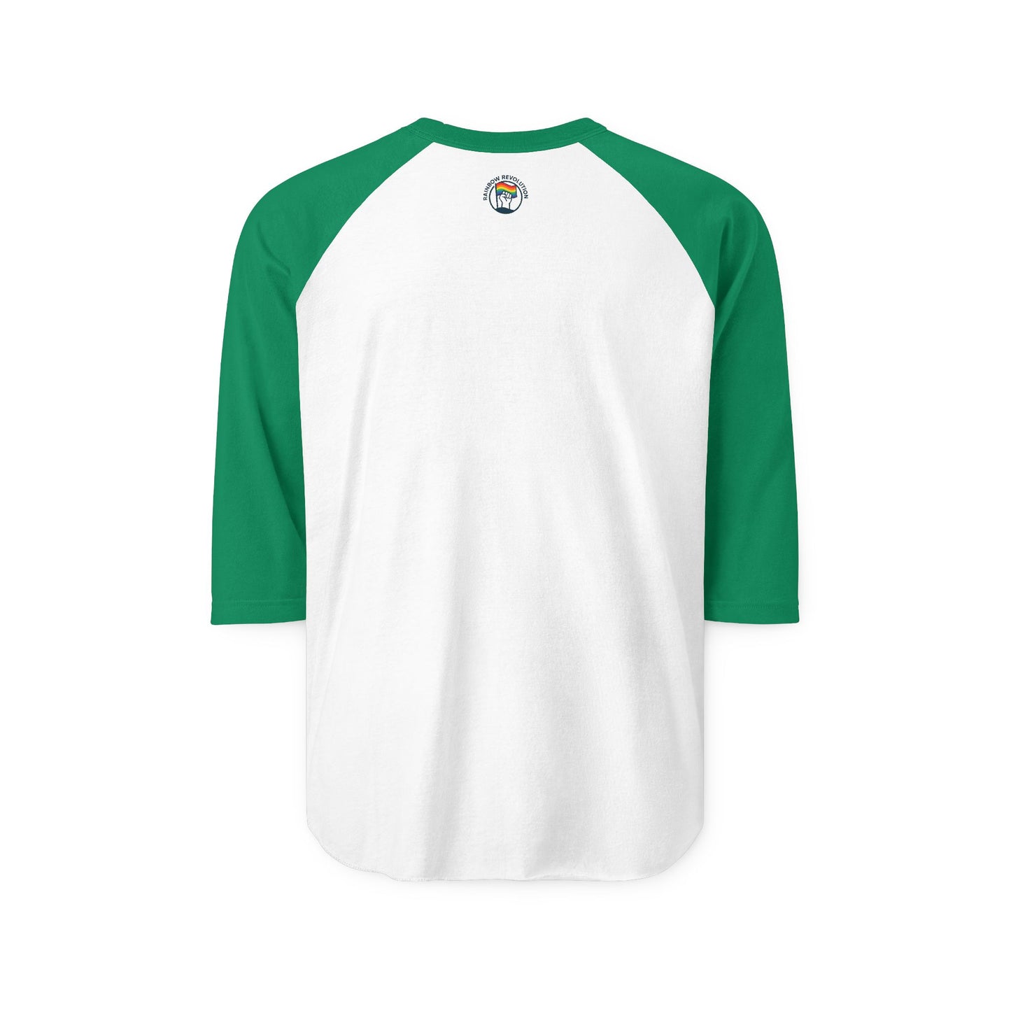 Rainbow Revolution Unisex Raglan Tee, Retro Gay Pride Shirt, Summer Festival Wear, Perfect for LGBTQ+ Celebrations