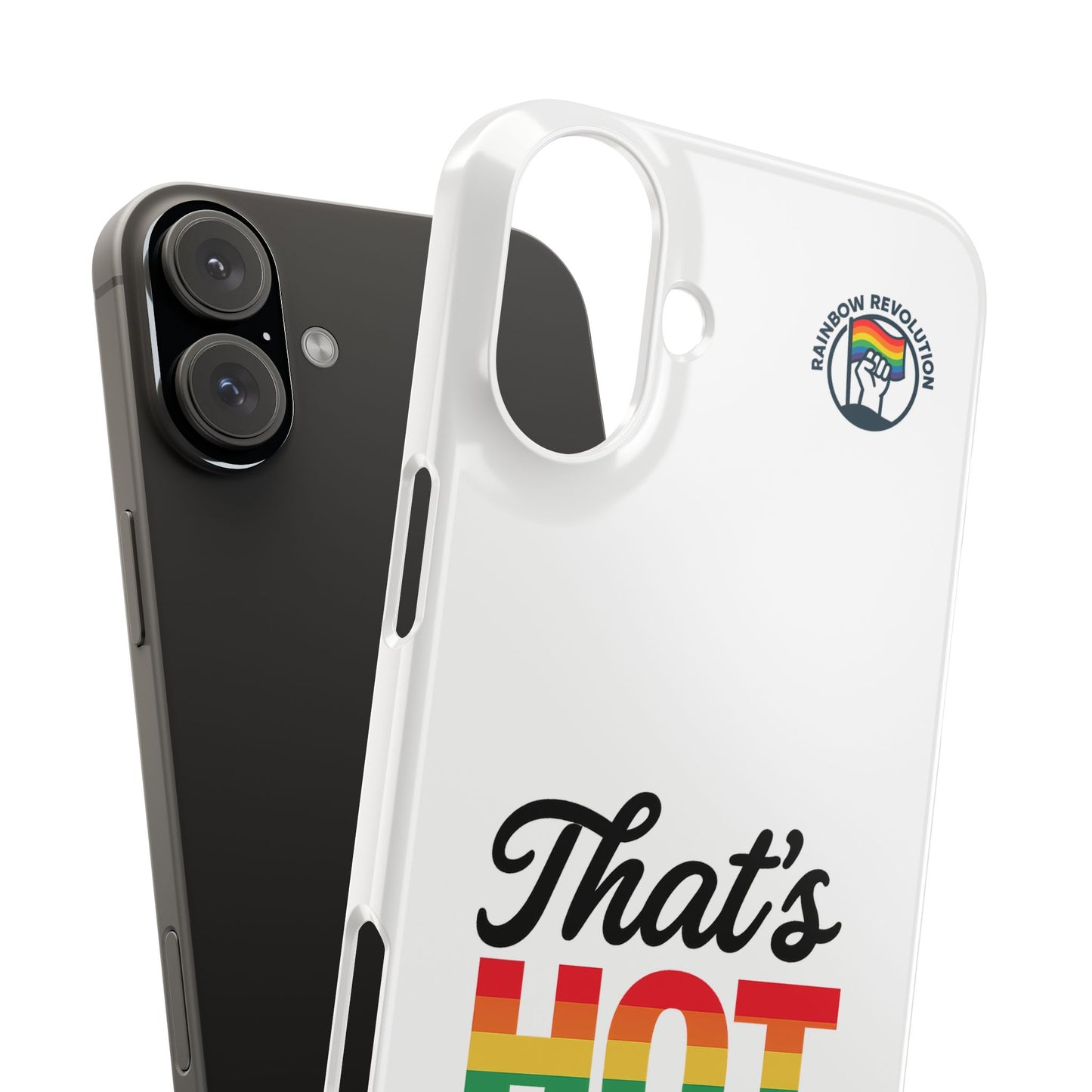 Rainbow Pride Slim Phone Cases | LGBTQ+ Accessories, Gifts for Friends, Trendy Phone Cover, Summer Vibes