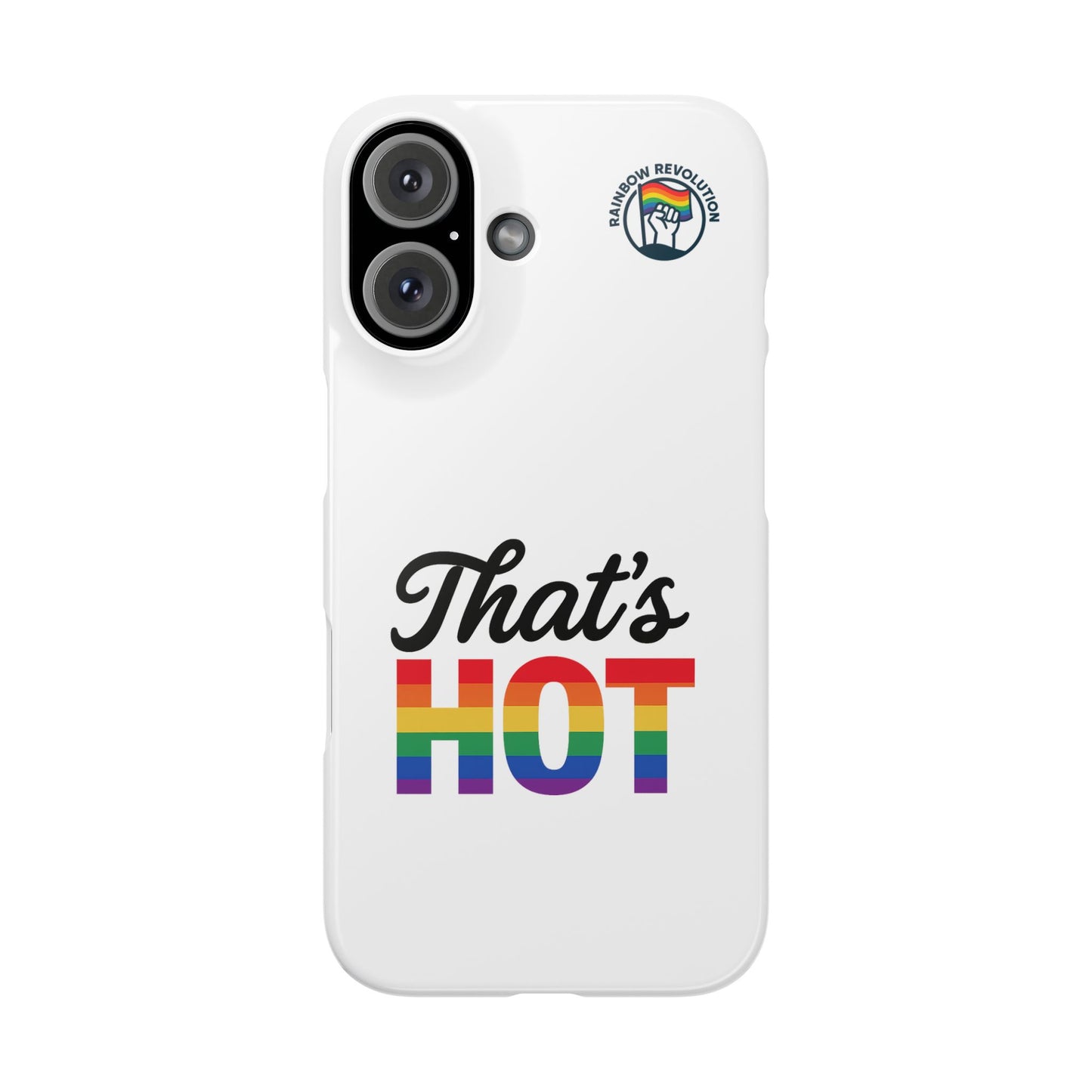 Rainbow Pride Slim Phone Cases | LGBTQ+ Accessories, Gifts for Friends, Trendy Phone Cover, Summer Vibes