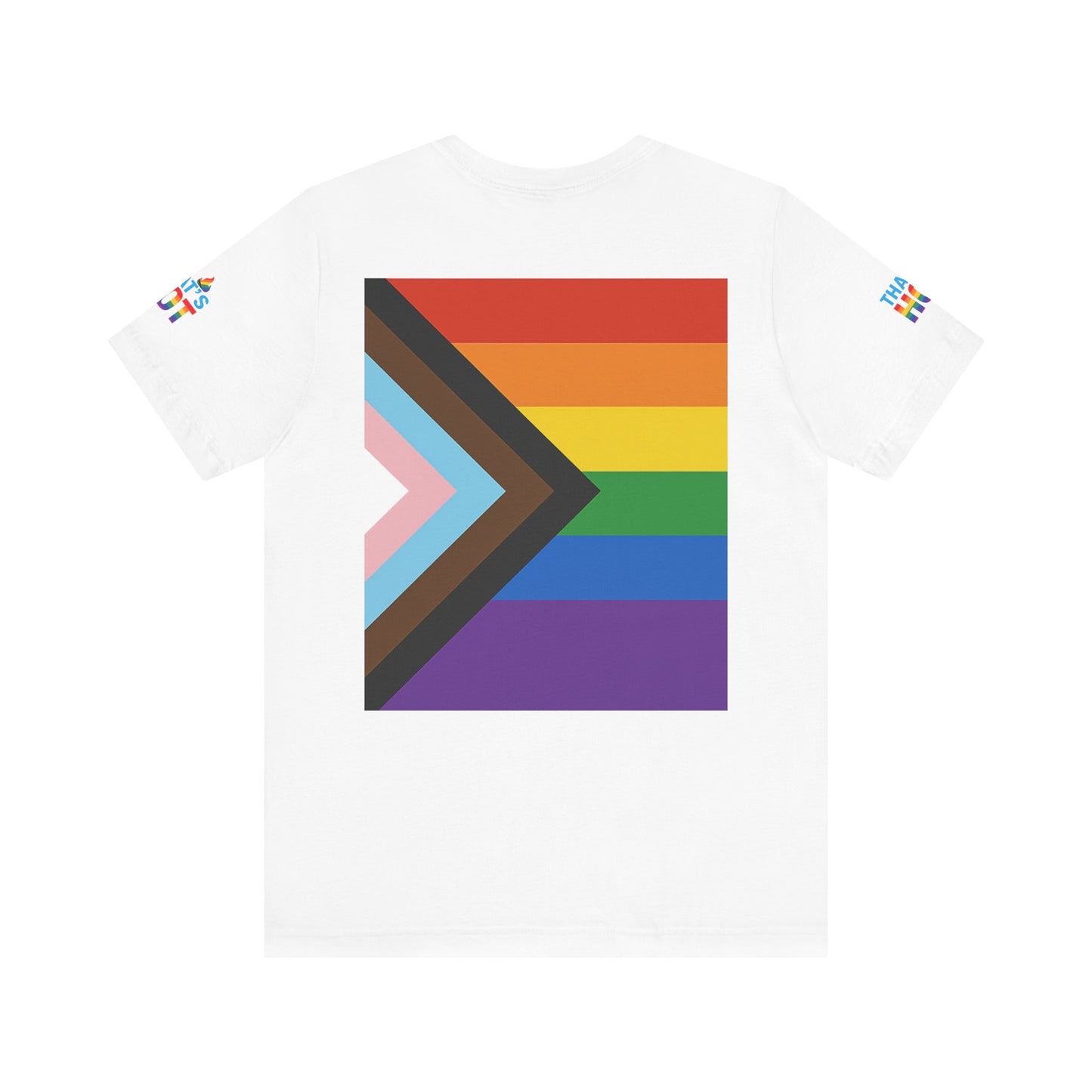 Pride Rainbow Tee, Unisex Short Sleeve Shirt, LGBTQ+ Apparel, Comfortable Summer Top, Celebratory Outfit, Gift for Allies