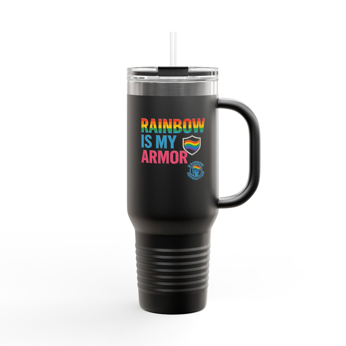 Vibrant Insulated Travel Mug, 40oz | Perfect for LGBTQ+ Pride Celebrations, Everyday Hydration, Gifts for Friends, Outdoor Adventures, [...]