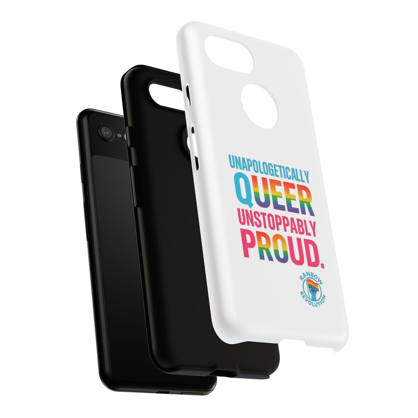 Pride Phone Case - Unapologetically Queer, LGBTQ+ Accessory, Colorful Phone Cover, Rainbow Gift, Queer Pride