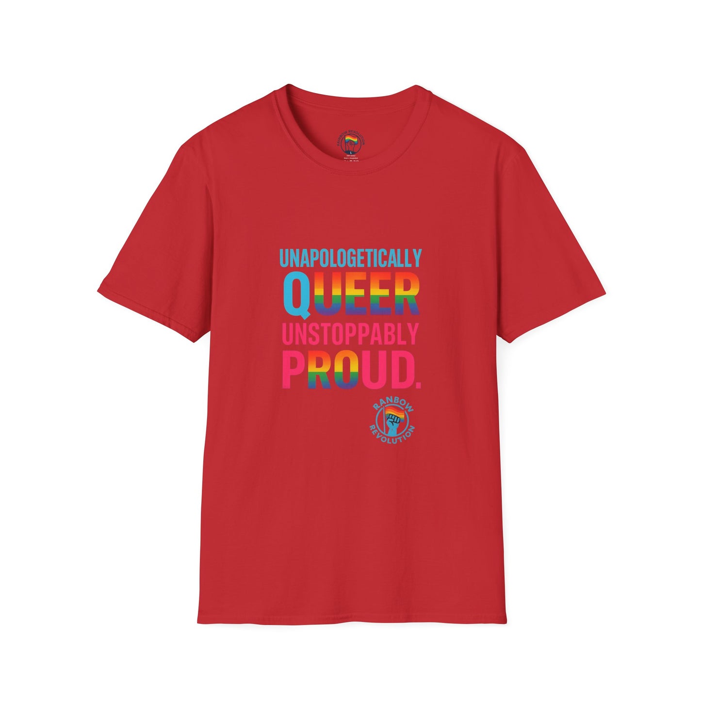 Unisex Pride T-Shirt - Unapologetically Queer Unstoppably Proud, LGBTQ+ Apparel, LGBTQ Pride Shirt, Gay Pride Tee, Rainbow Shirt, Gift [...]