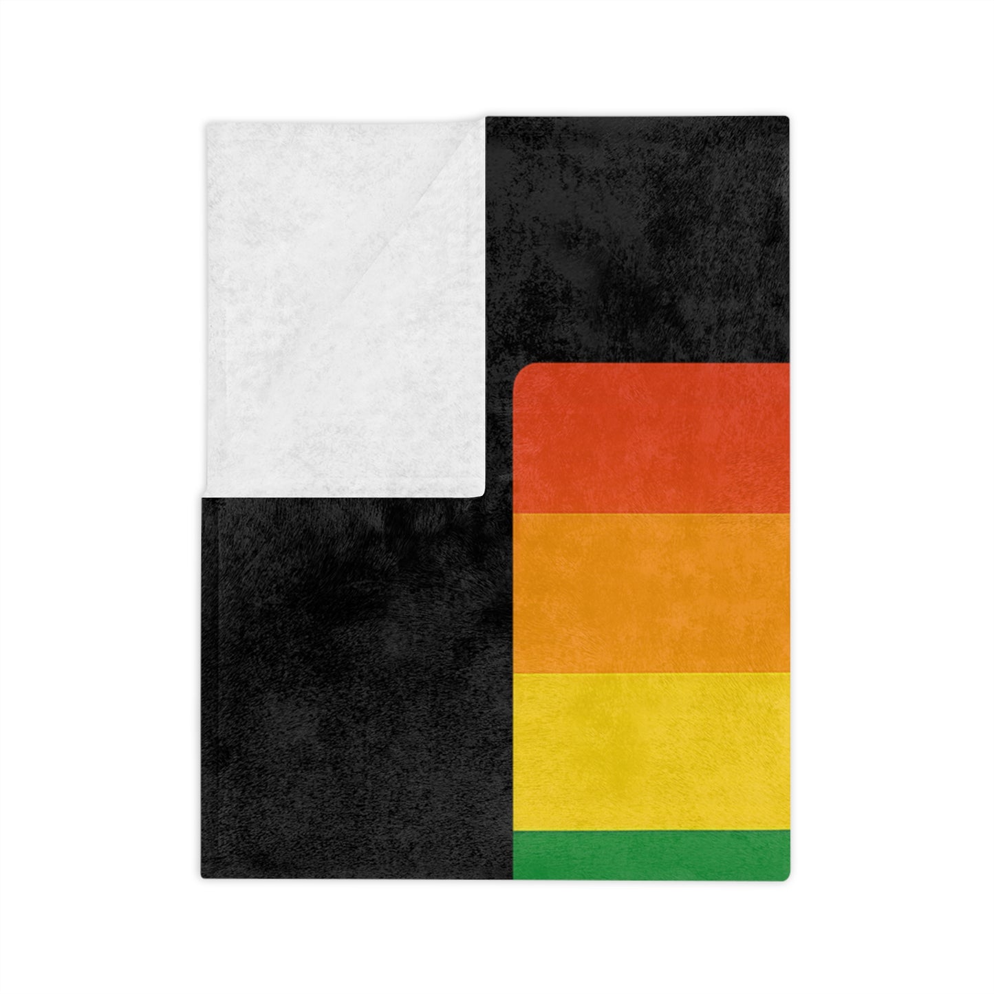 Rainbow Revolution Velveteen Blanket, Cozy Blanket for Pride Month, LGBTQ+ Decor, Gift for Activists, Soft Throw Blanket