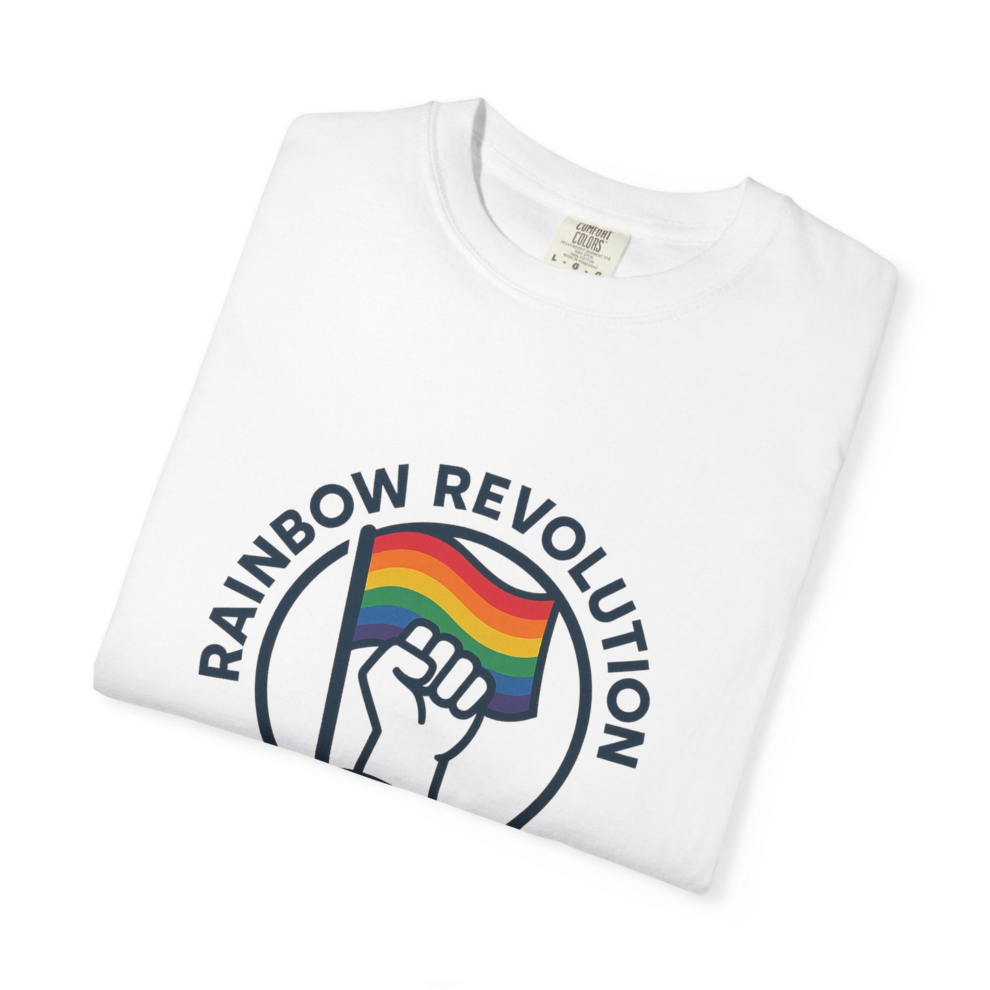 Unisex Rainbow Revolution T-shirt - Celebrate Pride, Summer Vibes, LGBTQ+ Support, Miami Love, Casual Wear